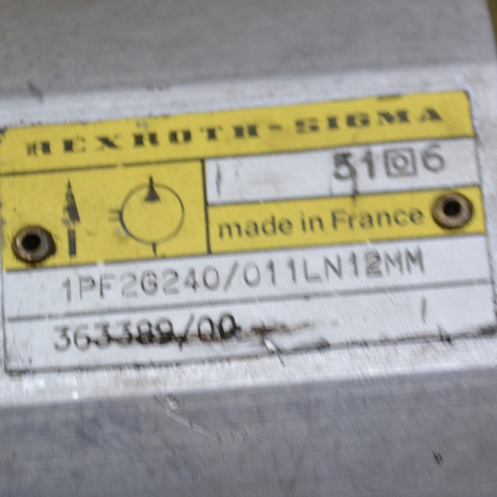 REXROTH HYD GEAR PUMP 1PF2G240/011LN12MM