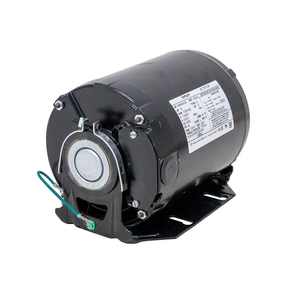 1/2 HP 115/230 Volt AC 1725/1425 RPM Motor Century S48A64C28