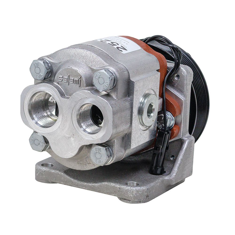 0.86 cu  in  Hydraulic Clutch Pump w/ 5.5" Eight Groove Serpentine Belt Pulley Bailey 252345 [906695]