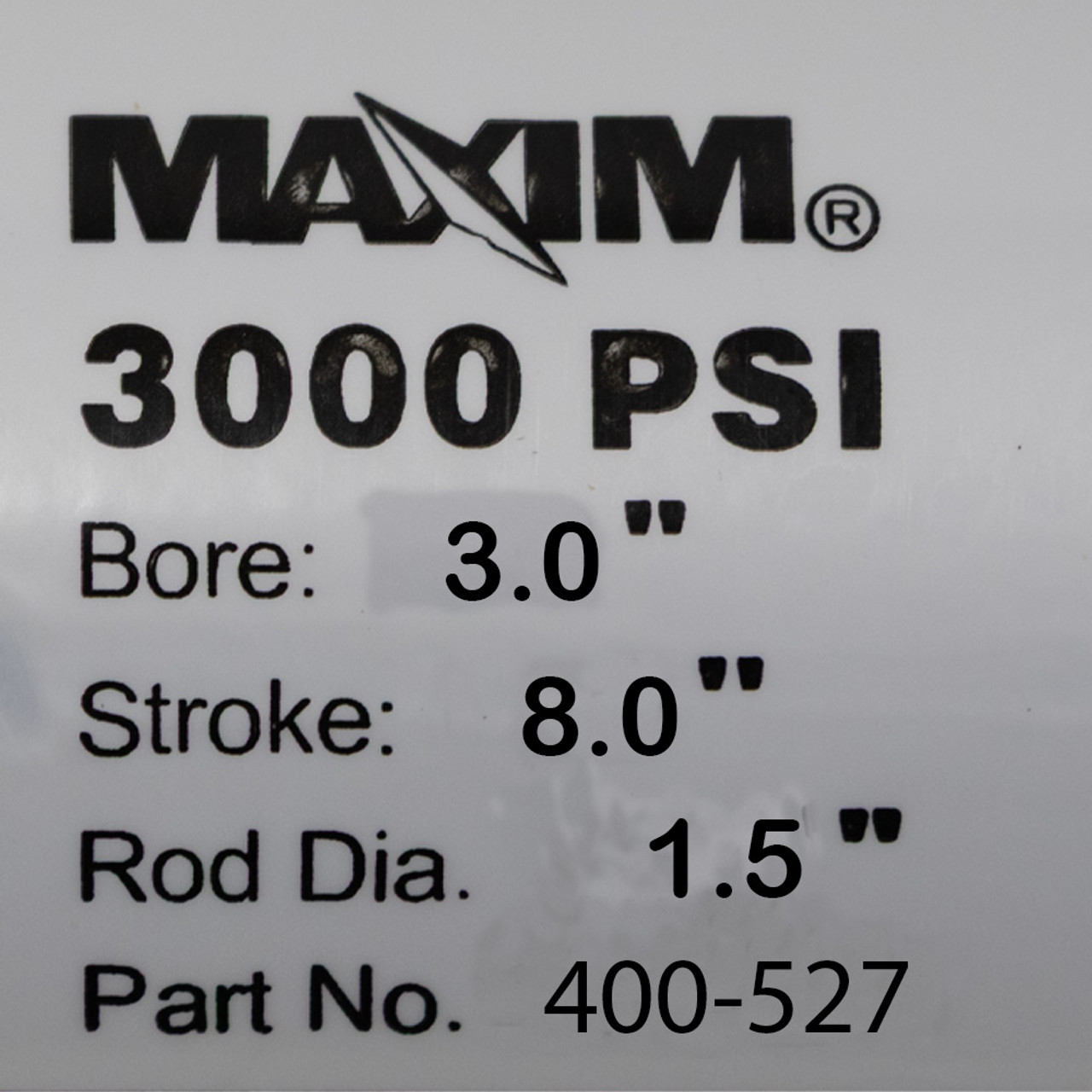 3x8x1.5 Double Acting Hydraulic Cylinder Maxim 400527 [906776]