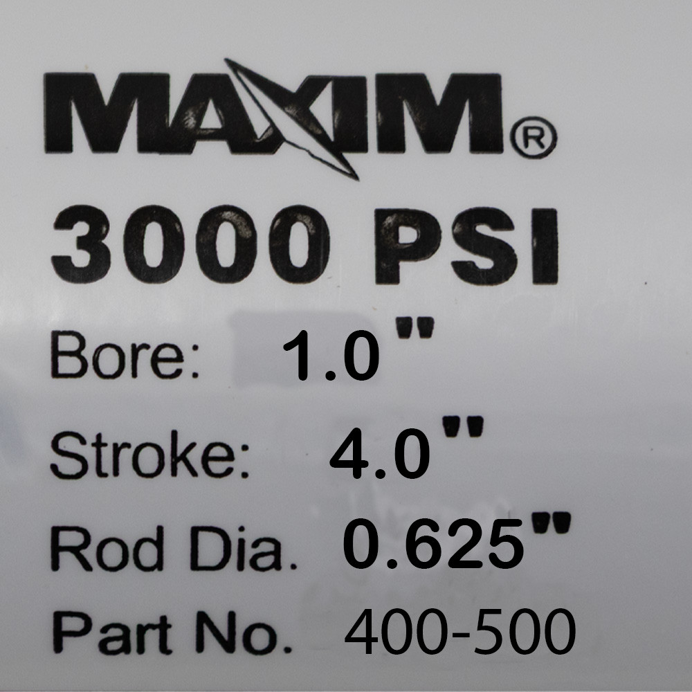 1x4x0.625 Double Acting Hydraulic Cylinder Maxim 400500 [906750]