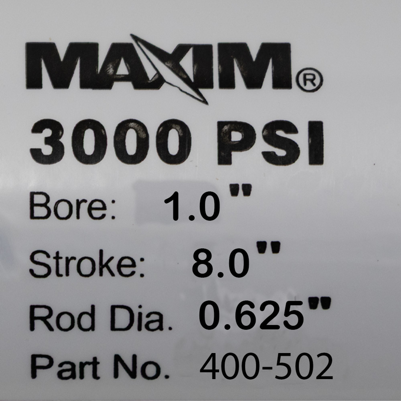 1x8x0.625 Double Acting Hydraulic Cylinder Maxim 400502 [906752]
