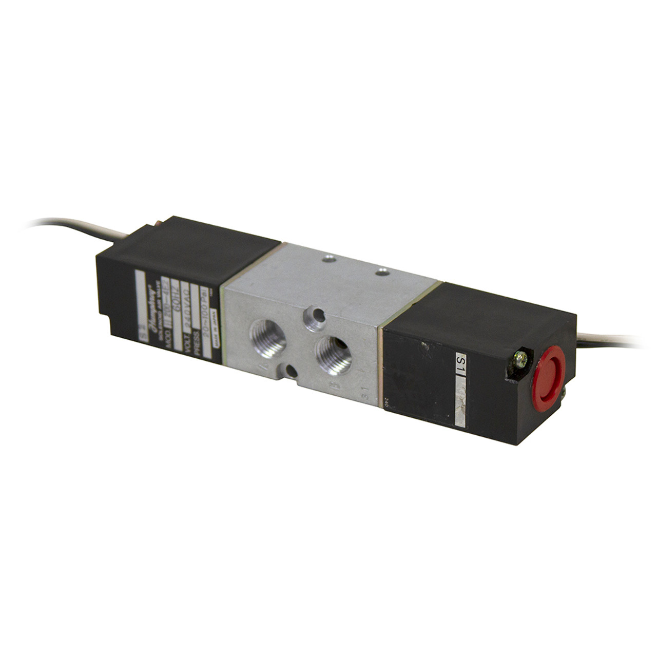 240 Volt AC 4-Way 2-Pos Humphrey Solenoid Air Valve H200-4E2 [400184]