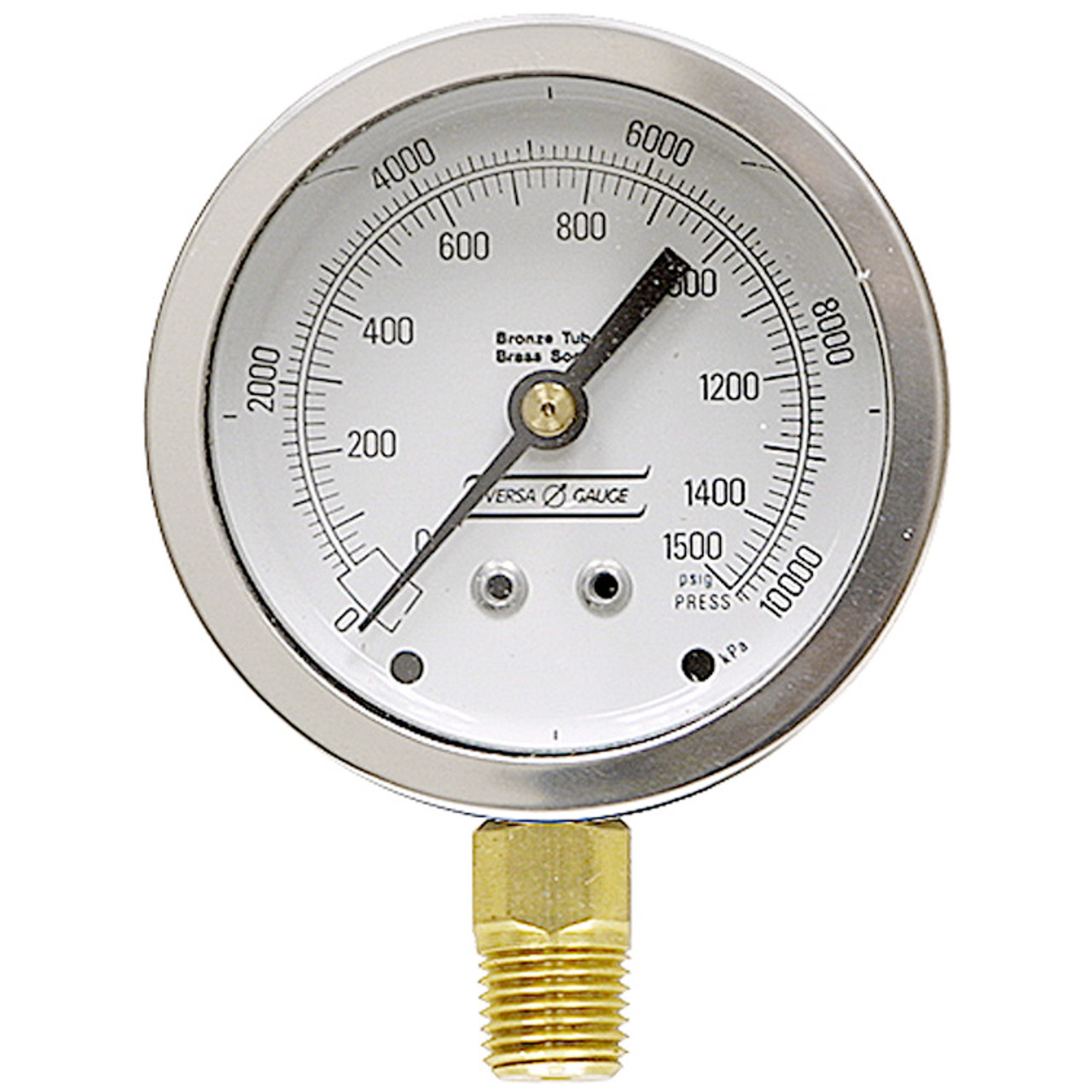 1500 PSI 2.5 LM Dry Gauge Versa V2251YLL4/R [200369]