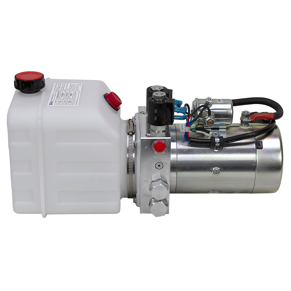 12 Volt DC 1.4 GPM 3000 PSI Double Acting Hyd Power Unit Bucher Wuxi YBZ5F21A1A61WUUTT1C [904427]