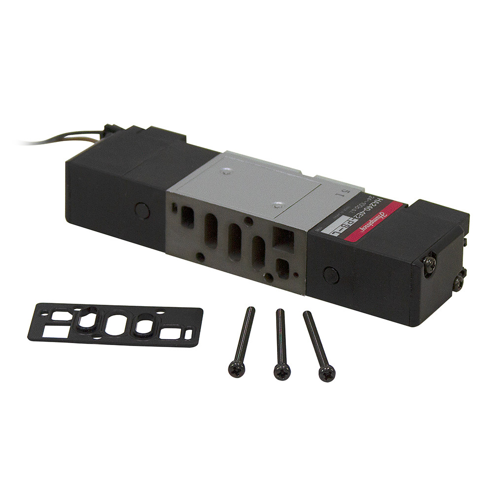 12 Volt DC 4-Way 2-Pos Humphrey Solenoid Air Valve HA240-4E2-PSL-12VDC [400582]