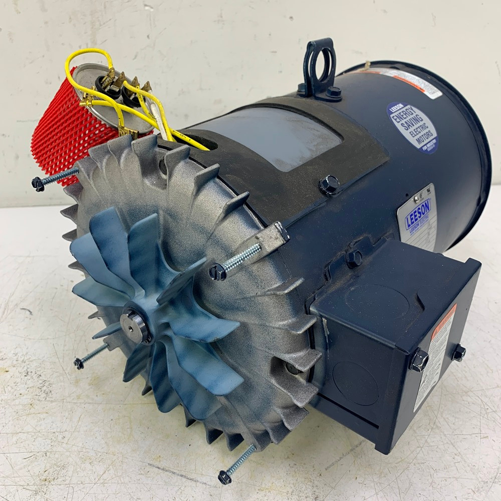 5 HP 3600 RPM 230 Volt AC 184TC Leeson Motor 131632.00 - Missing Parts [BB10-2887]