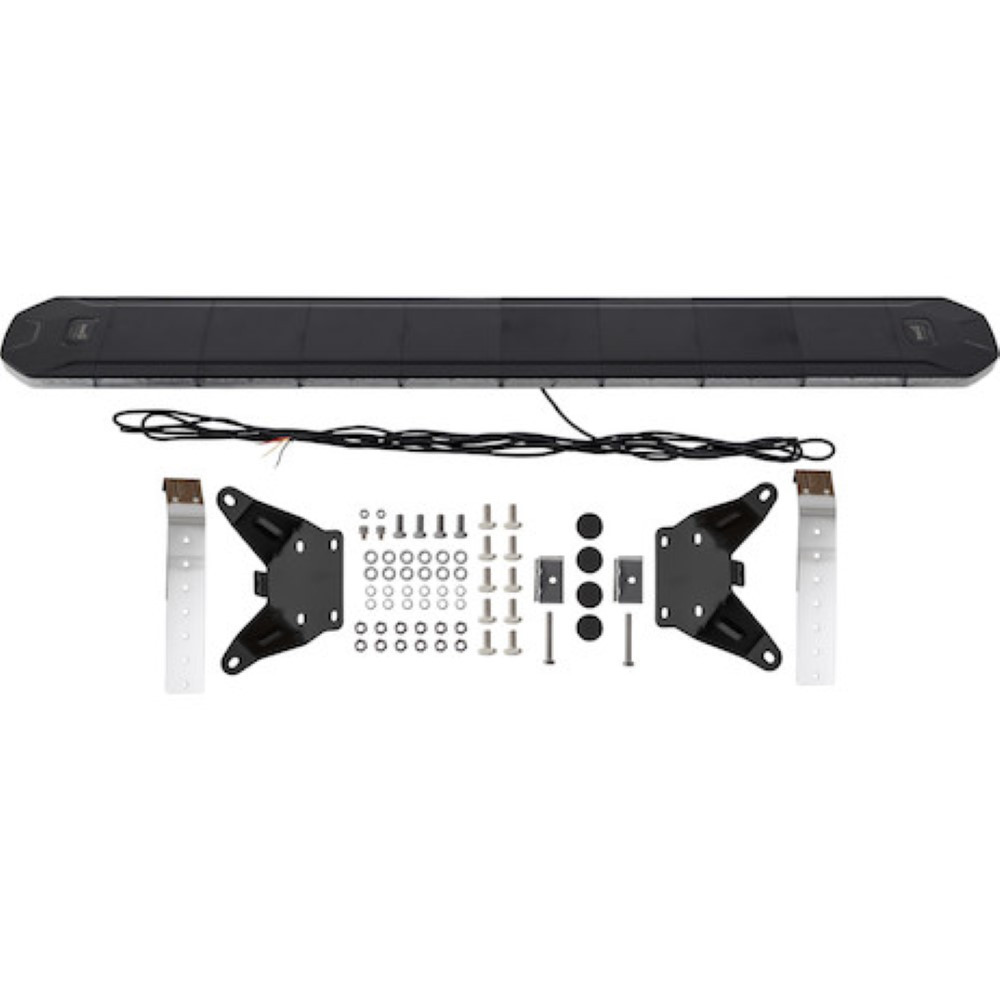60" 10-30 Volt DC Amber/Clear LED Light Bar w/ Warning/Clear Take Down & Alley Lights, Rear Facing Turn Lights w/ Wireless Controller Buyers Products 8893960 [501681]