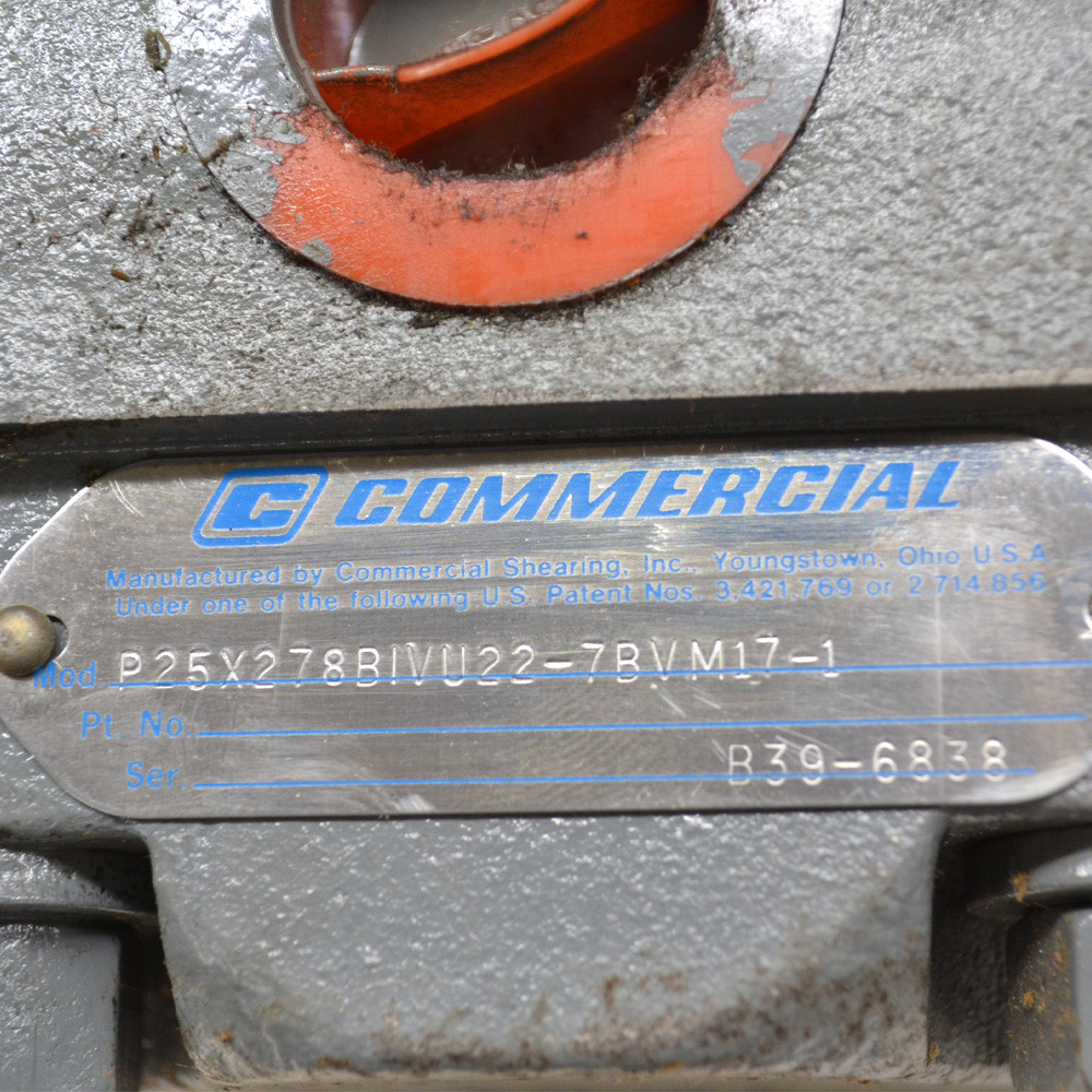 Commercial P25X278BIVU22-7BVM17-1 Hydraulic Gear Pump [WC9-646]