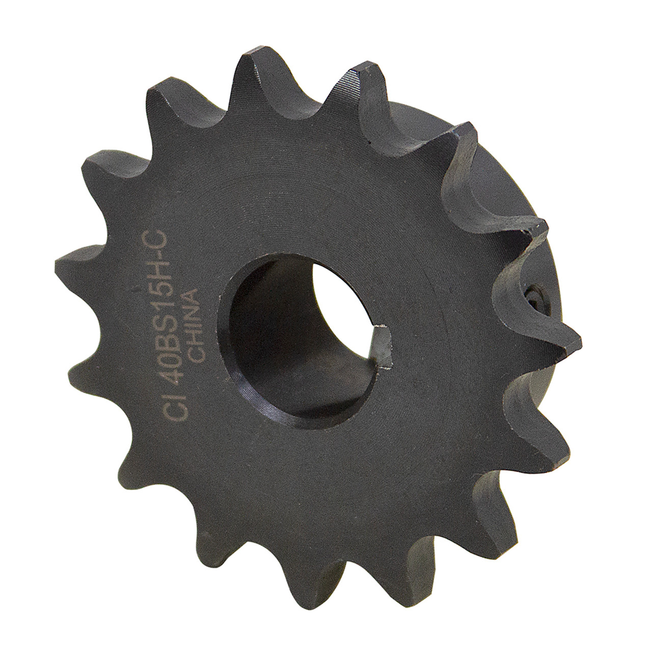 19 Tooth 5/8" Bore 40 Pitch Roller Chain Sprocket 40BS19H-5/8 [600369]