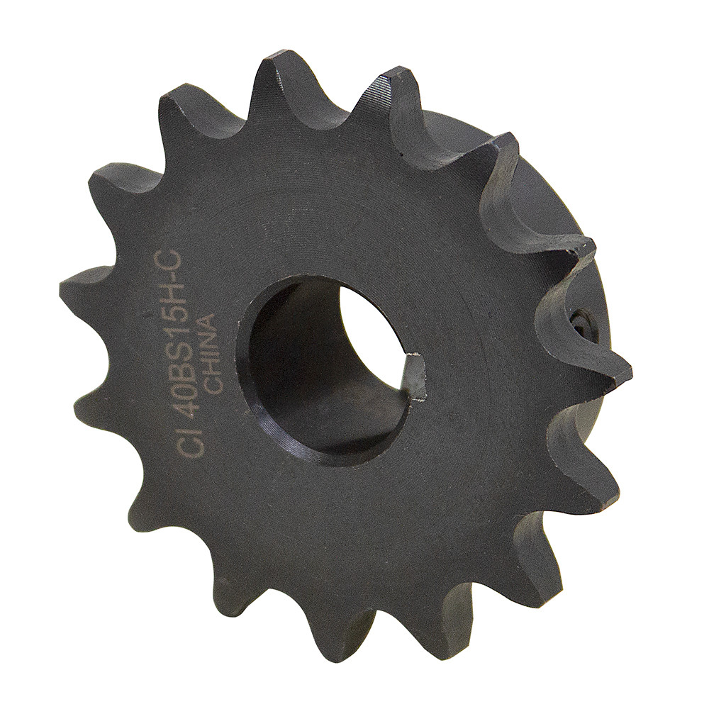 17 Tooth 3/4" Bore 40 Pitch Roller Chain Sprocket 40BS17H-3/4 [600350]