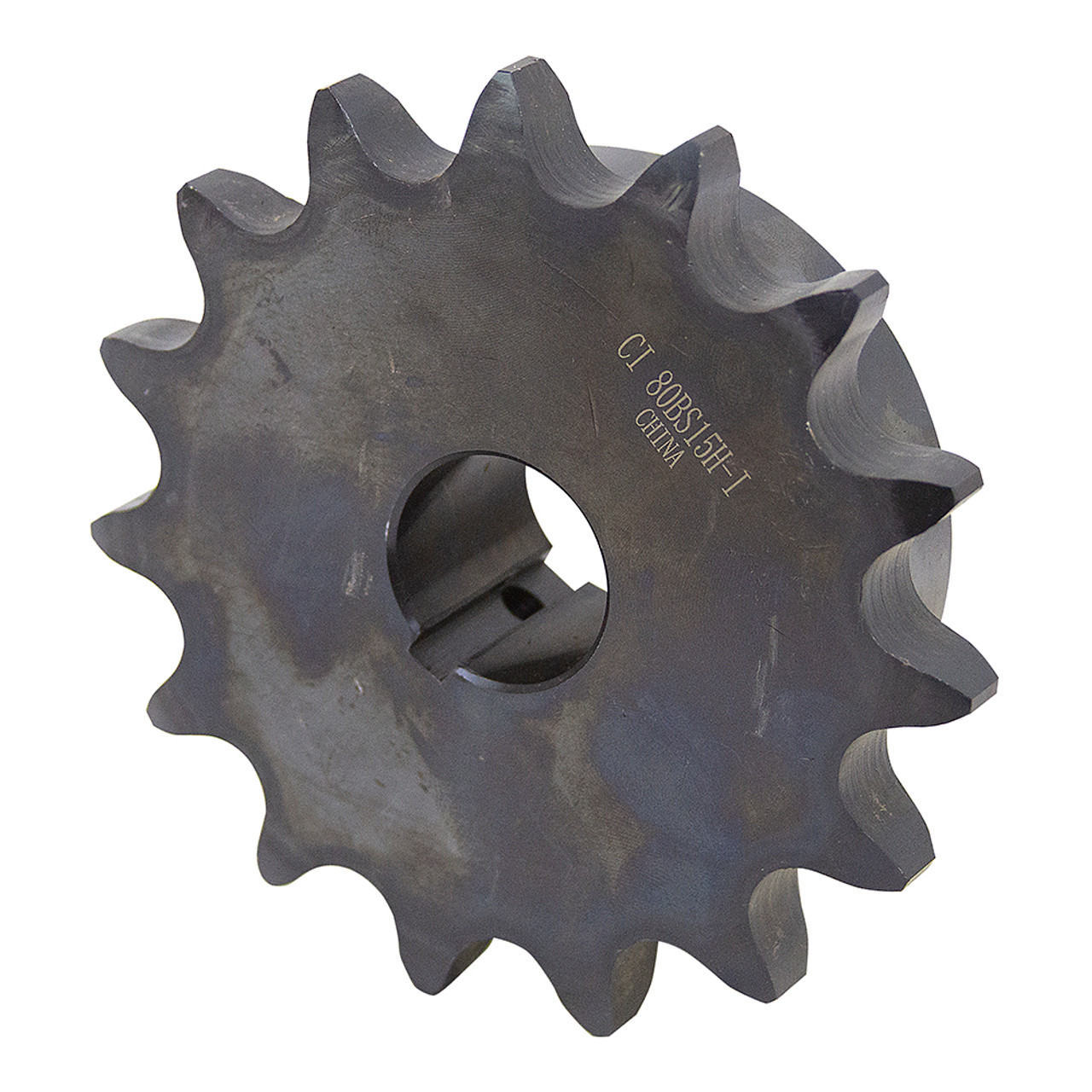 16 Tooth 1-1/2" Bore 80 Pitch Roller Chain Sprocket 80BS16H-1-1/2 [600630]