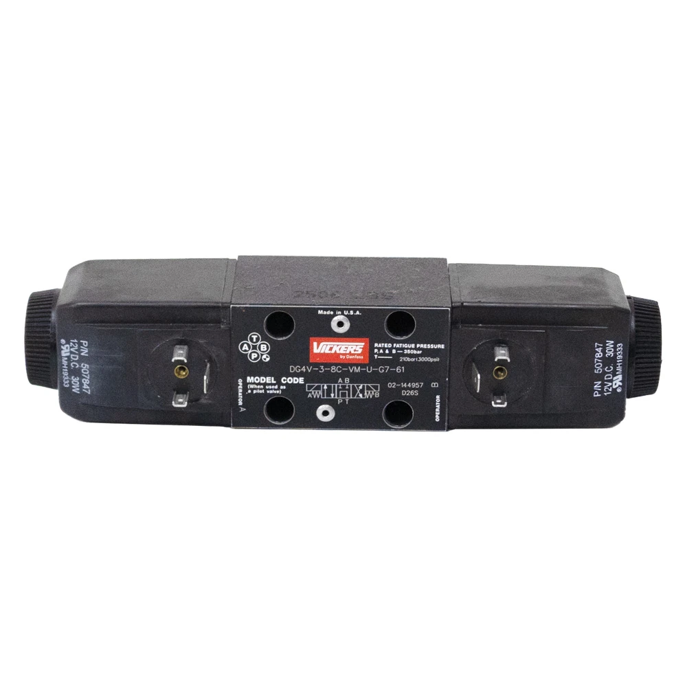 12 Volt DC 10 GPM Double Acting  Tandem Center Solenoid Valve Eaton-Vickers DG4V-3-8C-VM-U-G7-61