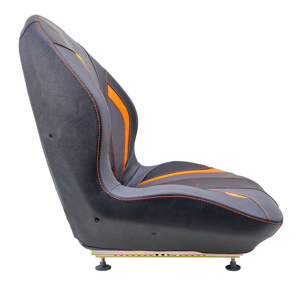 Black and Orange Mower Seat Spartan 471-0032-00 [300394] - Surplus