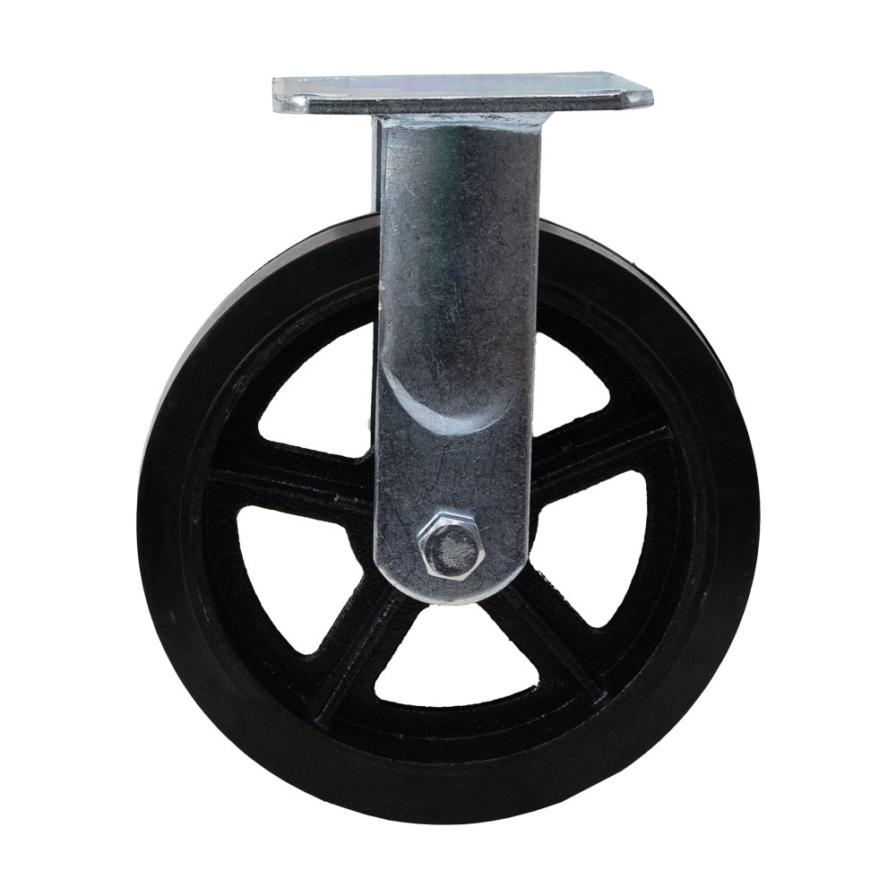 8 x 2 Rigid Plate Caster Jescraft CTR-8MRR [700769]