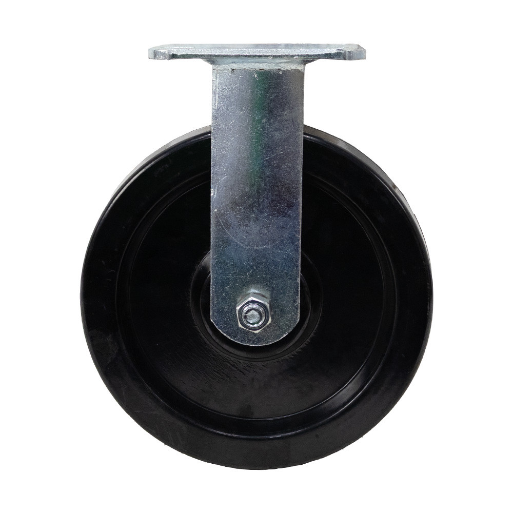 8 x 2 Rigid Plate Caster Jescraft CTR-8PHR [700766]