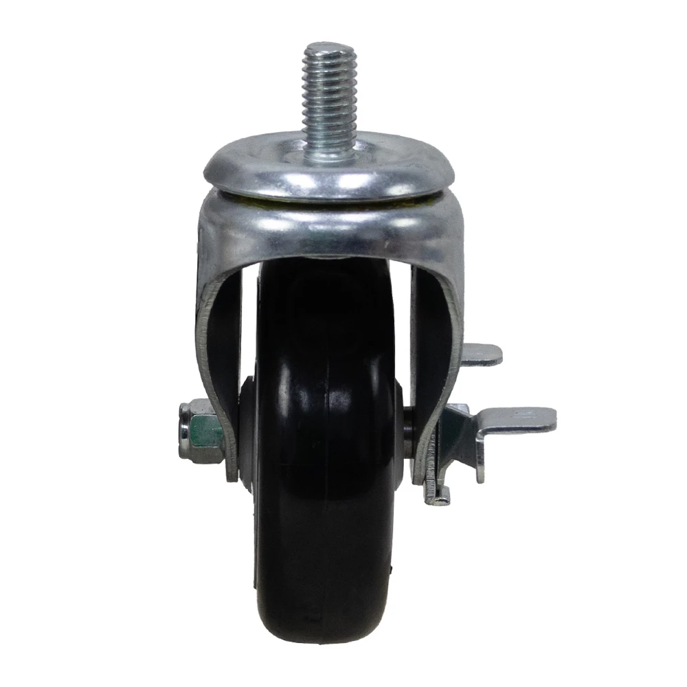4" x 1.25" Swivel Stem Caster w/ Brake Jescraft CTRK-4PLS [700773]