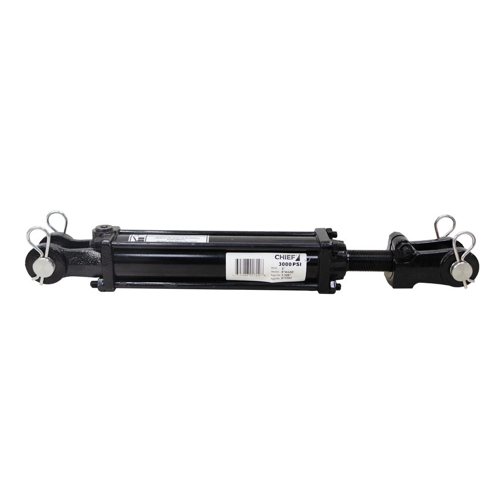 2" x 8" x 1.125" ASAE Double Acting Hydraulic Cylinder Chief 211303