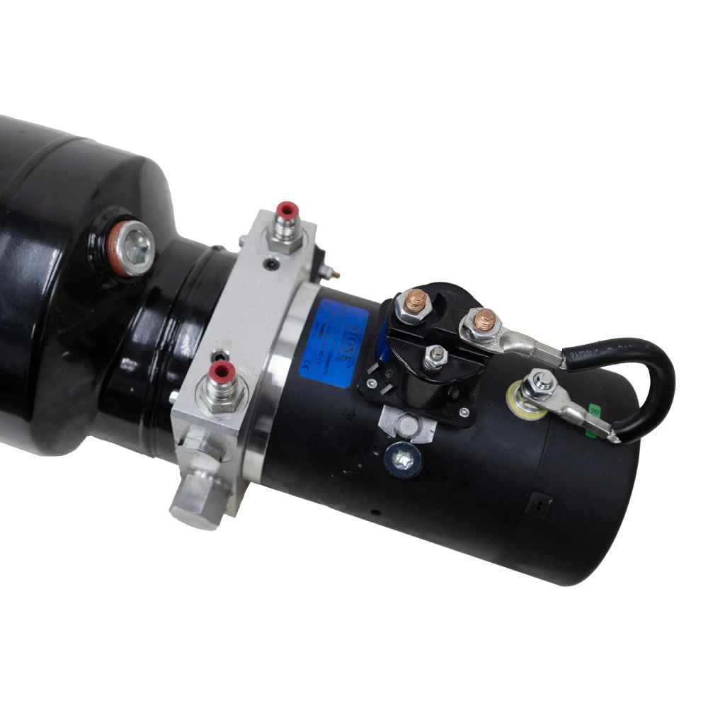 12 Volt DC 1.3 GPM 2500 PSI  Double Acting Power Pack 2.5 Gallon Tank Hydraulic Technologies DB-1675