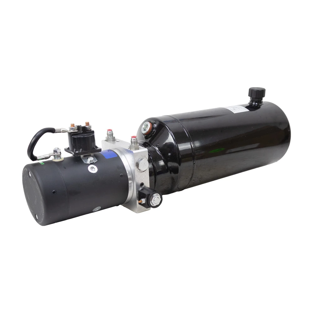12 Volt DC 1.3 GPM 2500 PSI  Double Acting Power Pack 2.5 Gallon Tank Hydraulic Technologies DB-1675