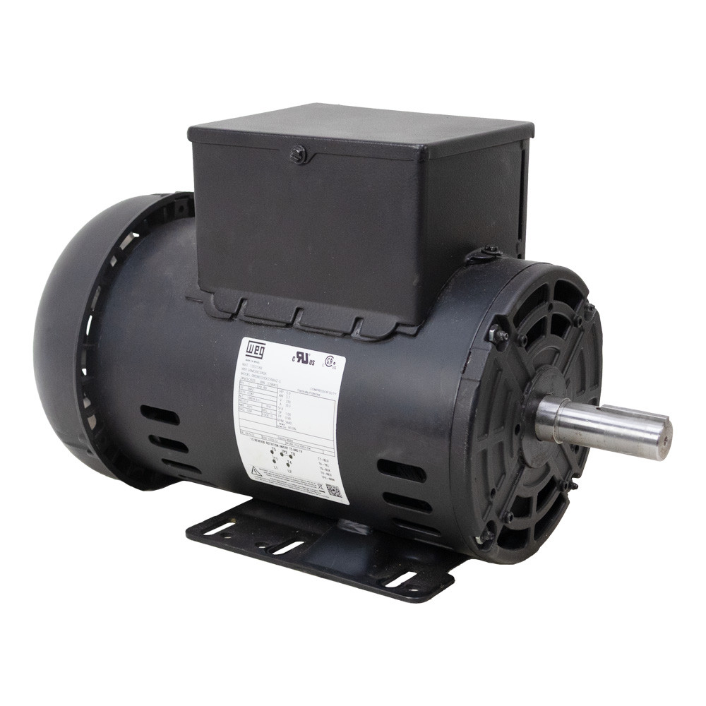 5 HP Special Duty 230 Volt AC 3440 RPM Air Compressor Motor WEG 00536OS1DCD56HZ-S