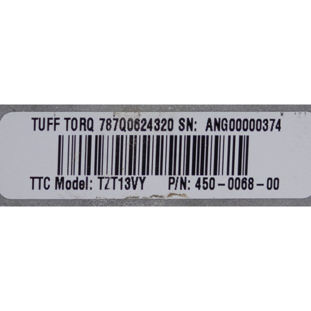 Right Hand Hydrostatic Transaxle Tuff Torq TZT13VY 787Q0624320