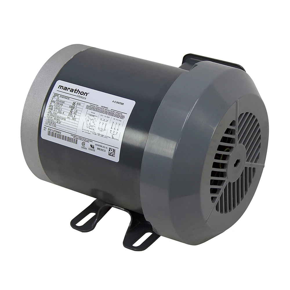 1/2 HP 1725 RPM 208-230/460 Volt AC 3Ph 56C Marathon Electric Motor 5K42HN4034