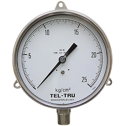 25 kg/cm&#178; 6 SS Flange Panel Dry Gauge [200344]