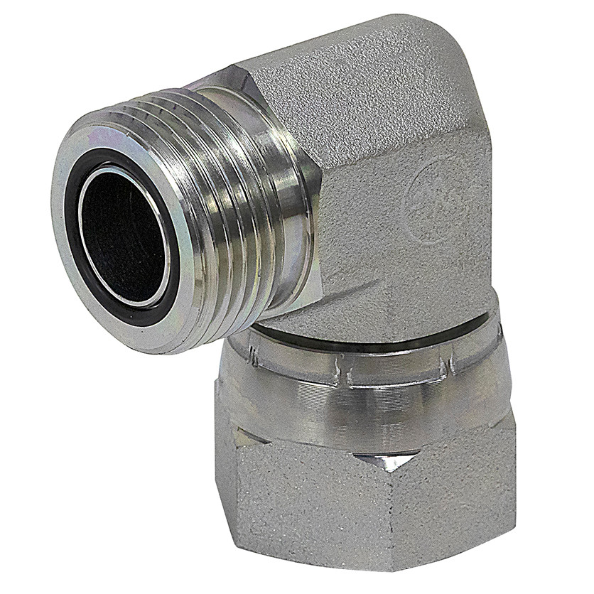 ORFS 16 Male x ORFS 16 Female Swivel 90 Degree Elbow FF6500-16-16 Adapter [901699]