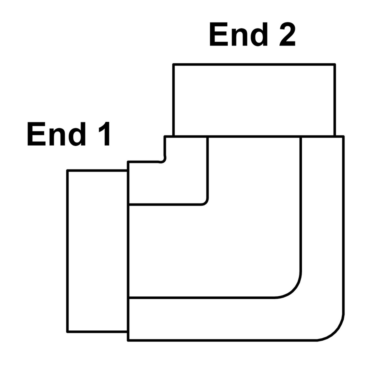 3/4" NPT Female x 3/4" NPT Female 90 Degree Elbow 5504-12-12 Adapter [901721]