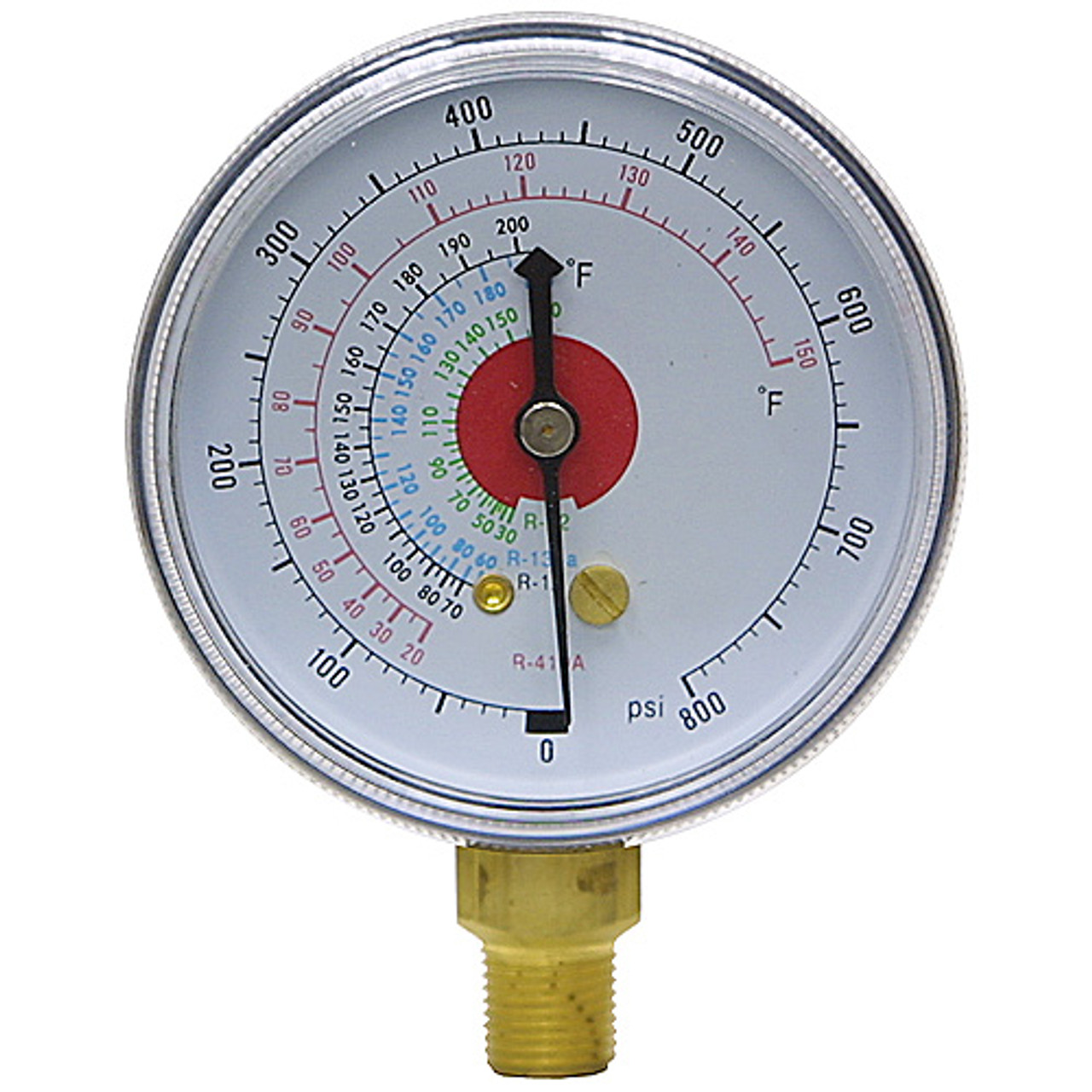 800 PSI 2.5 LM Dry Refrigerant Gauge [200464]