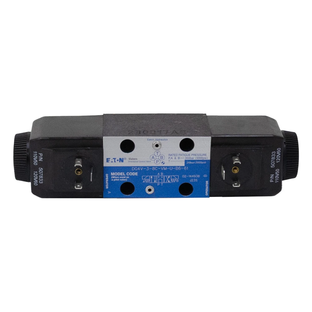 120 Volt AC 10 GPM Double Acting Tandem Center Solenoid Valve Eaton-Vickers DG4V-3-8C-VM-U-B6-61