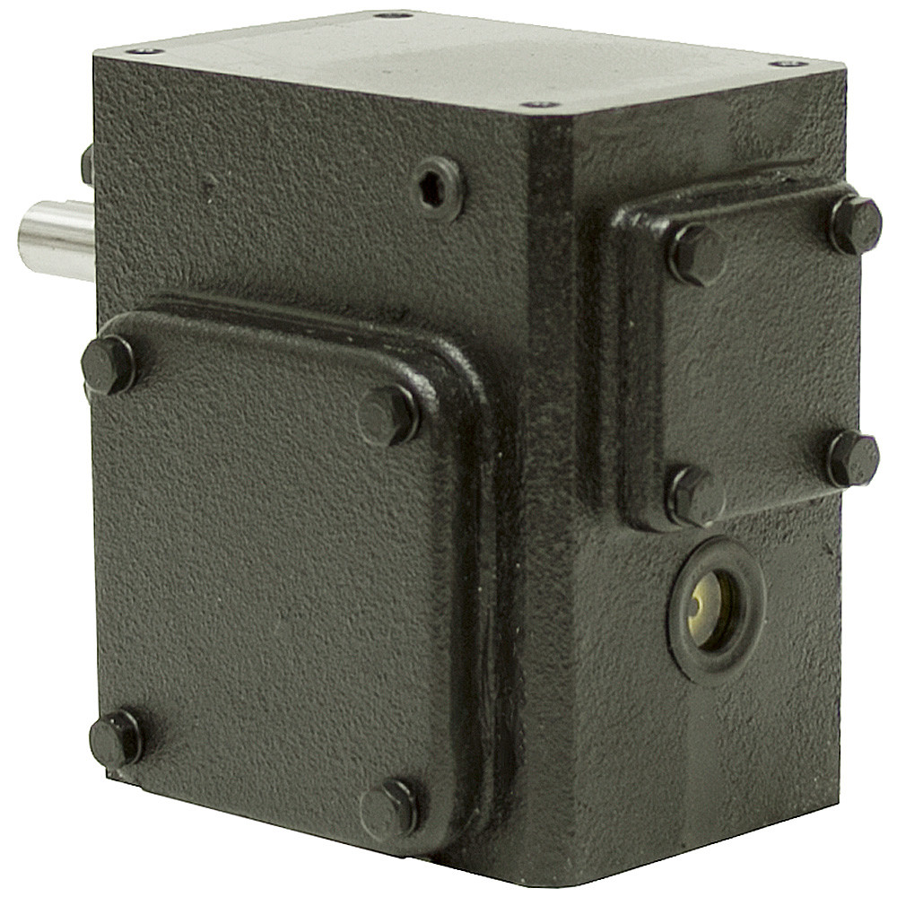 10:1 Right Angle Cast Iron Worm  Gear Reducer 1.57 HP Left Output Worldwide HDRS-175-10-L [601920]