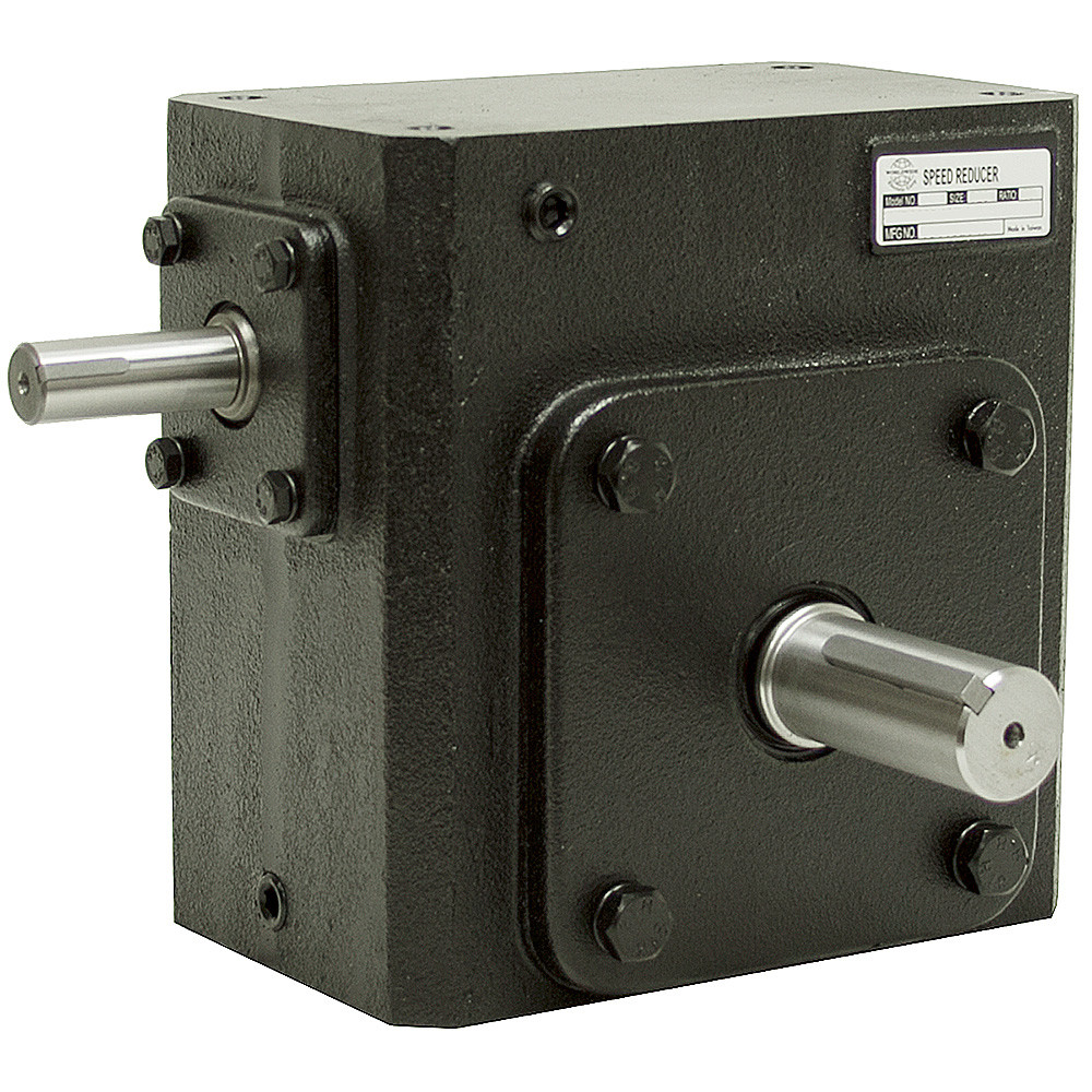 5:1 Right Angle Cast Iron Worm  Gear Reducer 9.72 HP Right Output Worldwide HDRS-325-R [602023]
