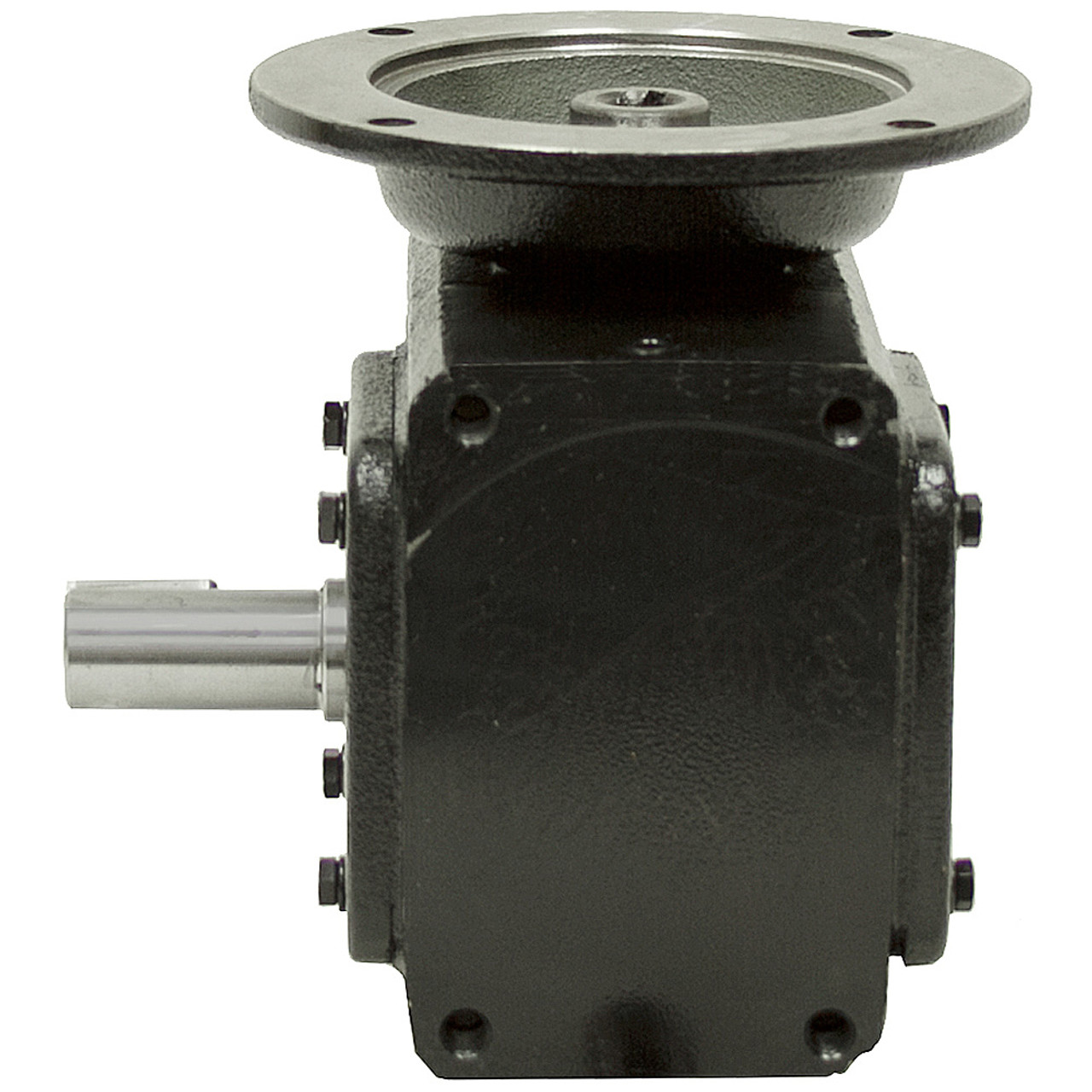 20:1 Right Angle Cast Iron Worm Gear Reducer 2.67 HP 56C Left Output Worldwide HDRF-262-20-L-56C [602121]