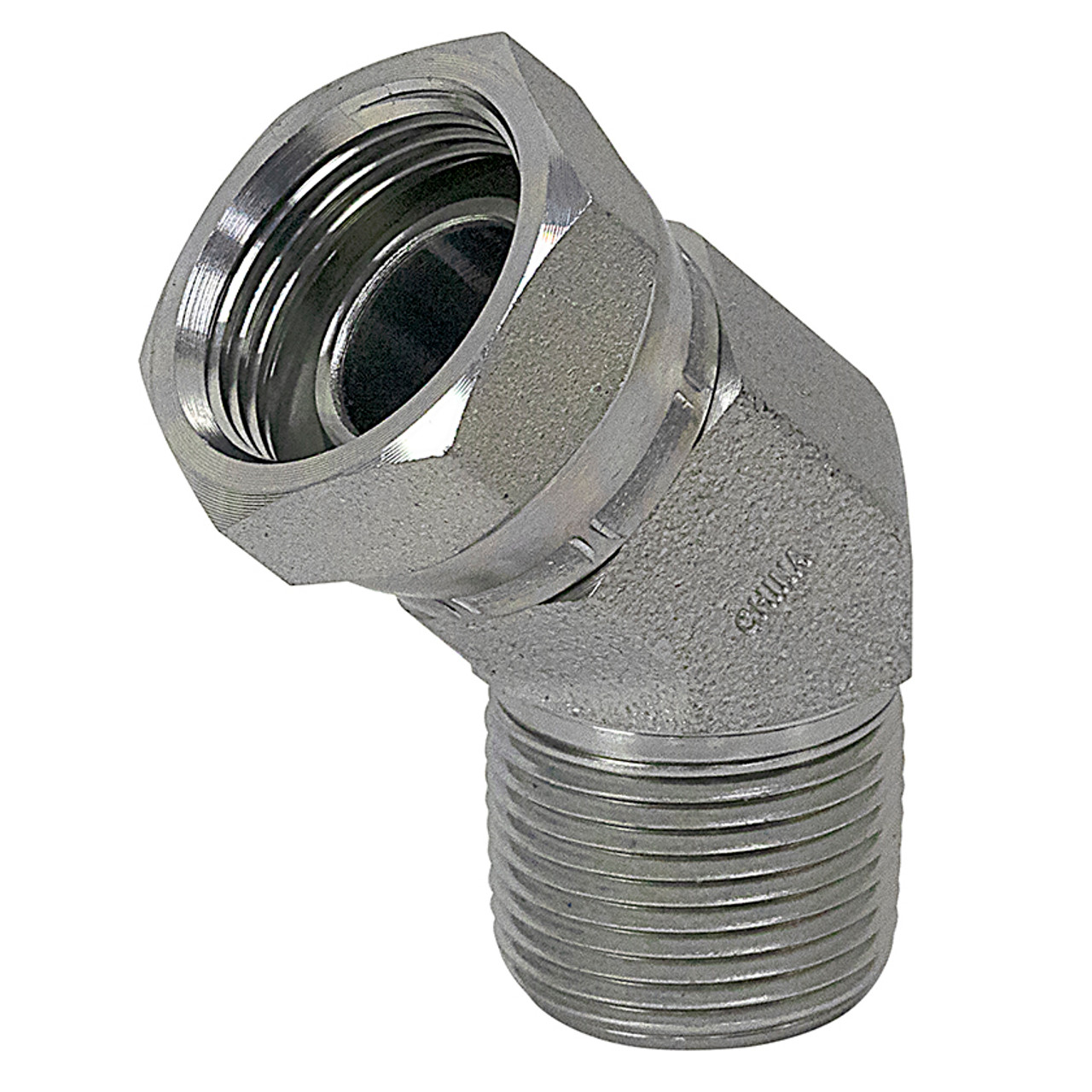 1" NPT Male x 1" NPT Female Swivel 45 Degree Elbow 1503-16-16 Adapter [900382]