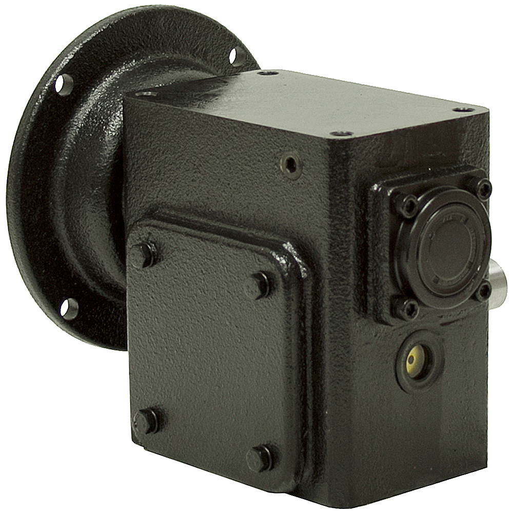 50:1 Right Angle Cast Iron Worm Gear Reducer 0.74 HP 56C Left Output Worldwide HDRF-206-50-L-56C [602065]