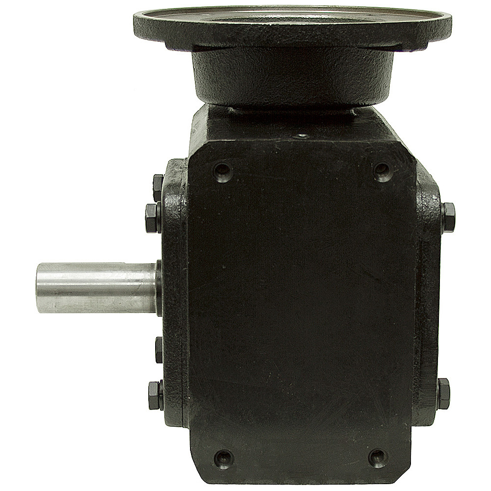 5:1 Right Angle Cast Iron Worm Gear Reducer 5.24 HP 182TC Left Output Worldwide HDRF-262-5-L-182TC [602105]
