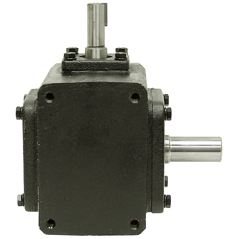 40:1 Right Angle Cast Iron Worm  Gear Reducer 0.38 HP Right Output Worldwide HDRS-133-40-R [601910]