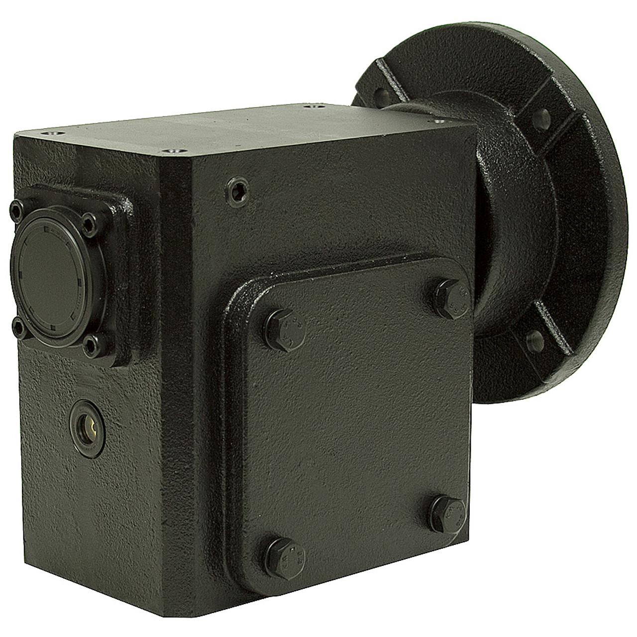 5:1 Right Angle Cast Iron Worm Gear Reducer 9.72 HP 184TC Right Output Worldwide HDRF-325-5-R-184TC [602148]