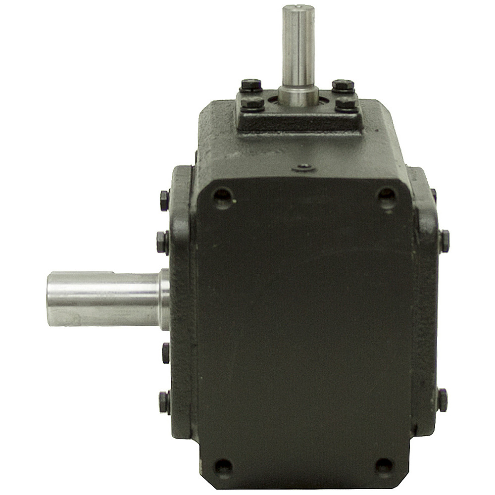 50:1 Right Angle Cast Iron Worm  Gear Reducer 0.74 HP Left Output Worldwide HDRS-206-50-L [601952]