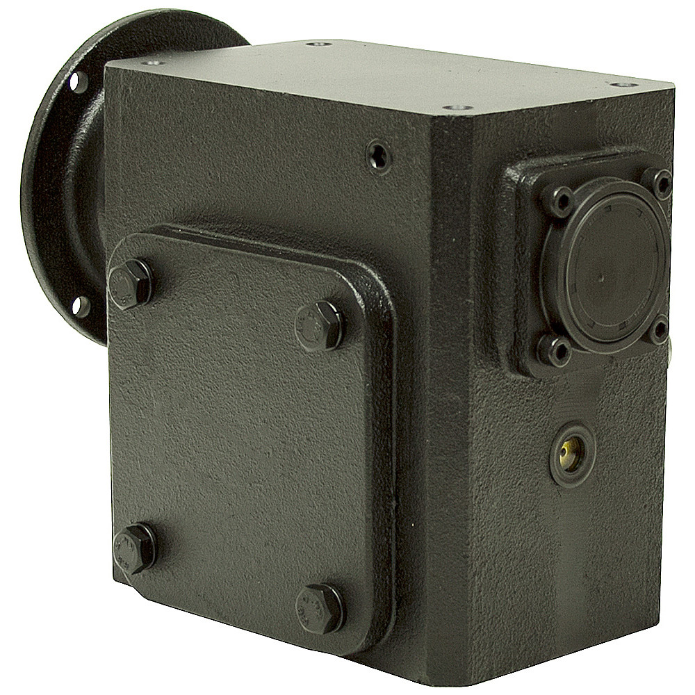 30:1 Right Angle Cast Iron Worm Gear Reducer 3.66 HP 145TC Left Output Worldwide HDRF-325-30-L-145TC [602169]