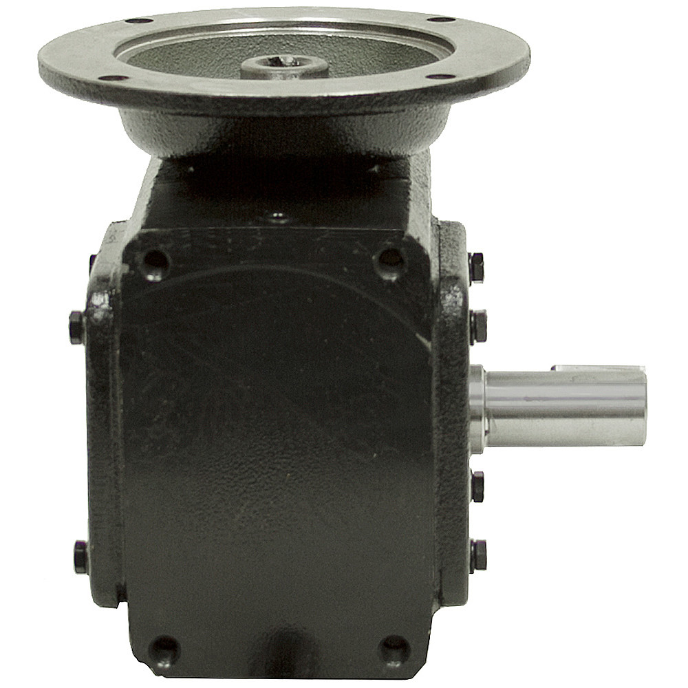 30:1 Right Angle Cast Iron Worm Gear Reducer 1.65 HP 56C Right Output Worldwide HDRF-206-30-R-56C [602056]