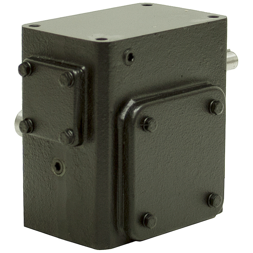 20:1 Right Angle Cast Iron Worm  Gear Reducer 2.67 HP Right Output Worldwide HDRS-262-20-R [601998]