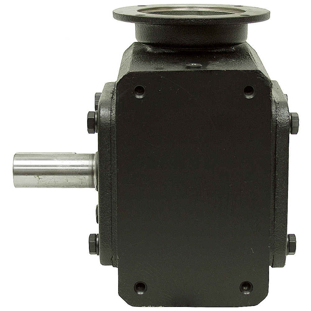 40:1 Right Angle Cast Iron Worm Gear Reducer 3.35 HP 56C Left Output Worldwide HDRF-325-40-L-56C [602173]
