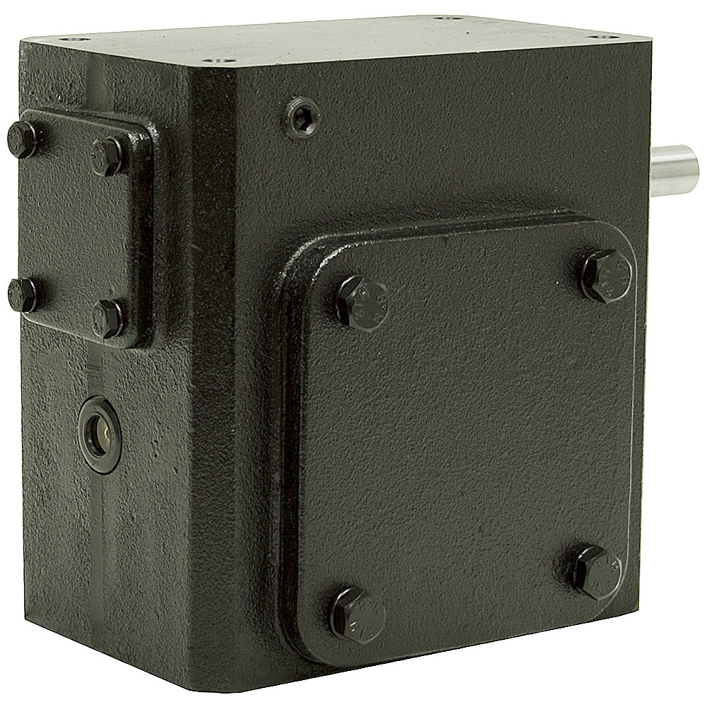 50:1 Right Angle Cast Iron Worm  Gear Reducer 2.49 HP Right Output Worldwide HDRS-325-50-R [602039]