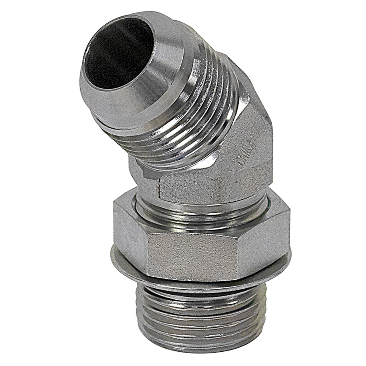 JIC 6 Male x SAE 6 Male 45 Degree Elbow 6802-06-06 Adapter [901967]
