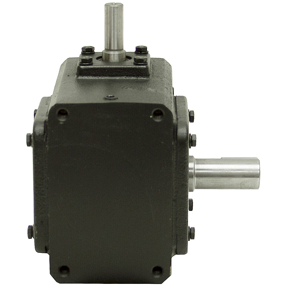 20:1 Right Angle Cast Iron Worm  Gear Reducer 1.57 HP Right Output Worldwide HDRS-206-20-R [601939]