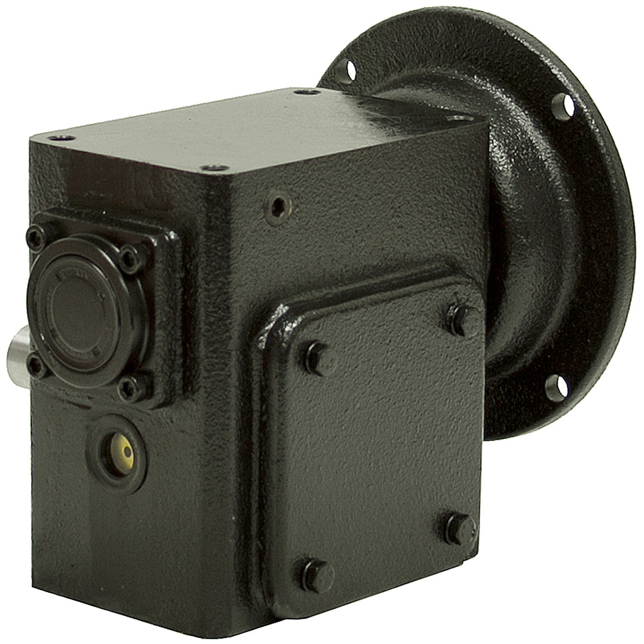 40:1 Right Angle Cast Iron Worm Gear Reducer 1.85 HP 56C Right Output Worldwide HDRF-262-40-R-56C [602136]