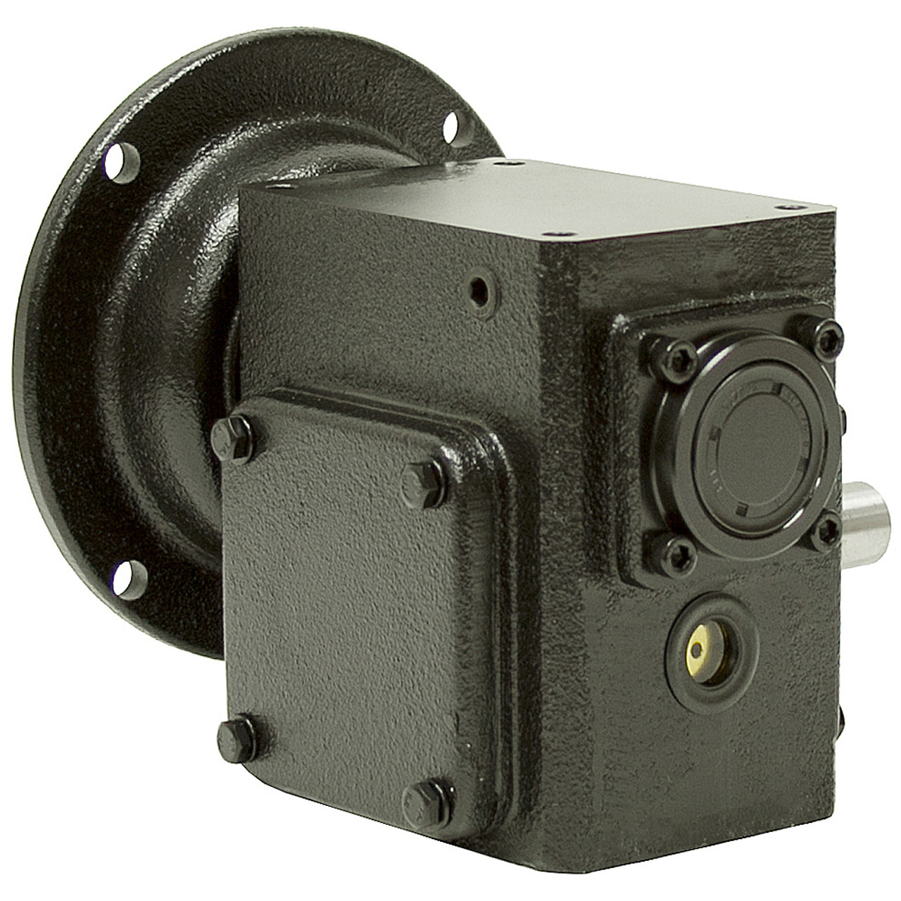 60:1 Right Angle Cast Iron Worm Gear Reducer 0.23 HP 56C Left Output Worldwide HDRF-133-60-L-56C [601958]